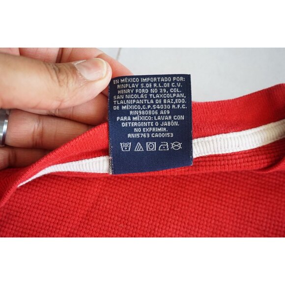 Polo Ralph Lauren Men Red Long-Sleeve Sleepwear Top – Size M - Picture 4 of 6